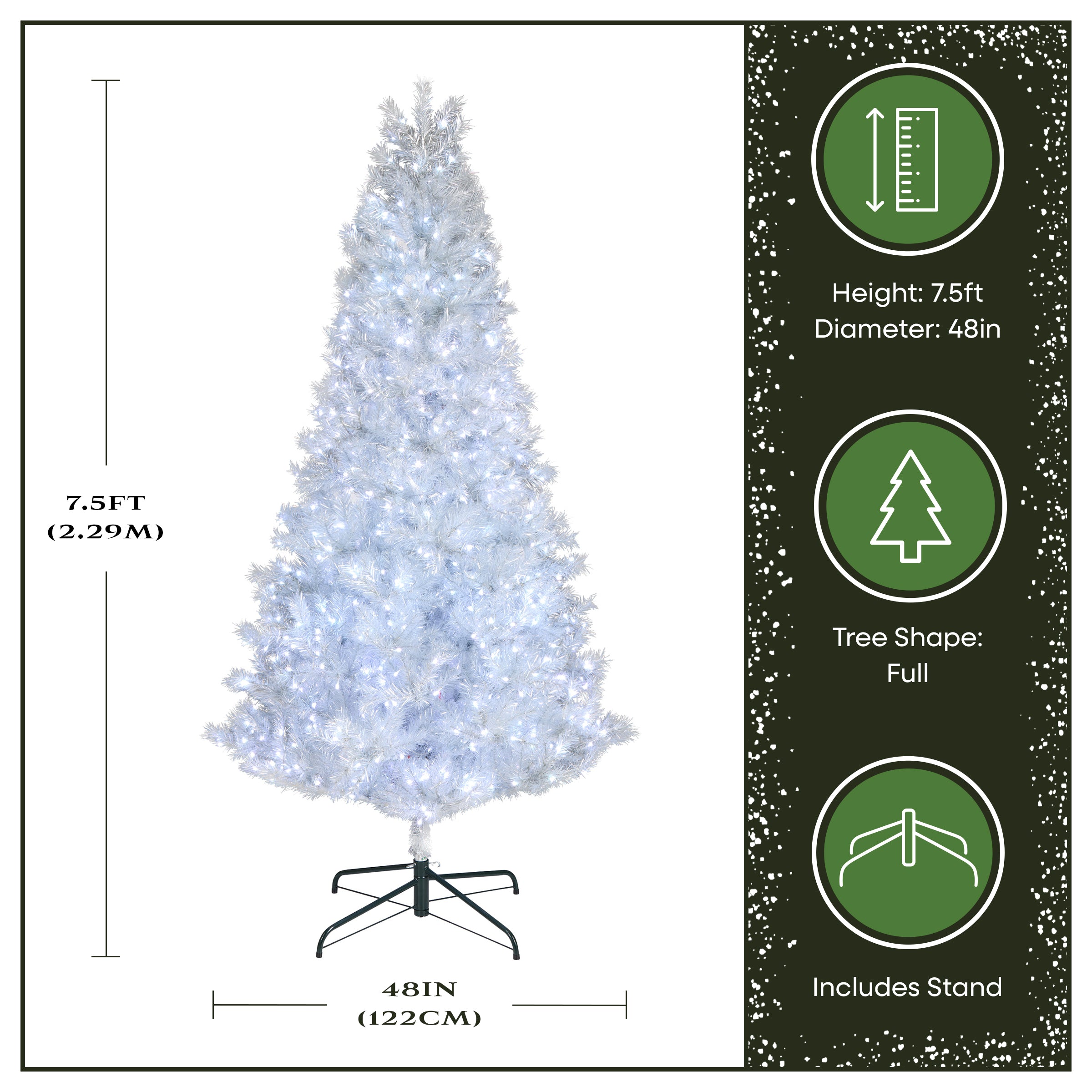 National Tree Company Crystal Pine Christmas Tree - Thumbnail 3