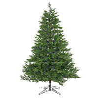 7.5 ft. Pre-Lit Noble Fir Tree with Dual Color Changing Rice Lights - National Tree Company