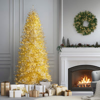 10 ft. Pre-Lit Christmas Platinum Tree - National Tree Company