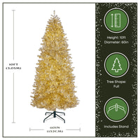10 ft. Pre-Lit Christmas Platinum Tree - National Tree Company