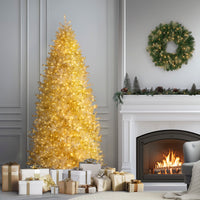 9 ft. Pre-Lit Christmas Platinum Metallic Tree - National Tree Company