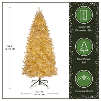 9 ft. Pre-Lit Christmas Platinum Metallic Tree - National Tree Company