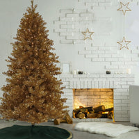 7.5 ft. Pre-Lit Christmas True Gold Metallic Tree - National Tree Company