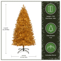 7.5 ft. Pre-Lit Christmas True Gold Metallic Tree - National Tree Company