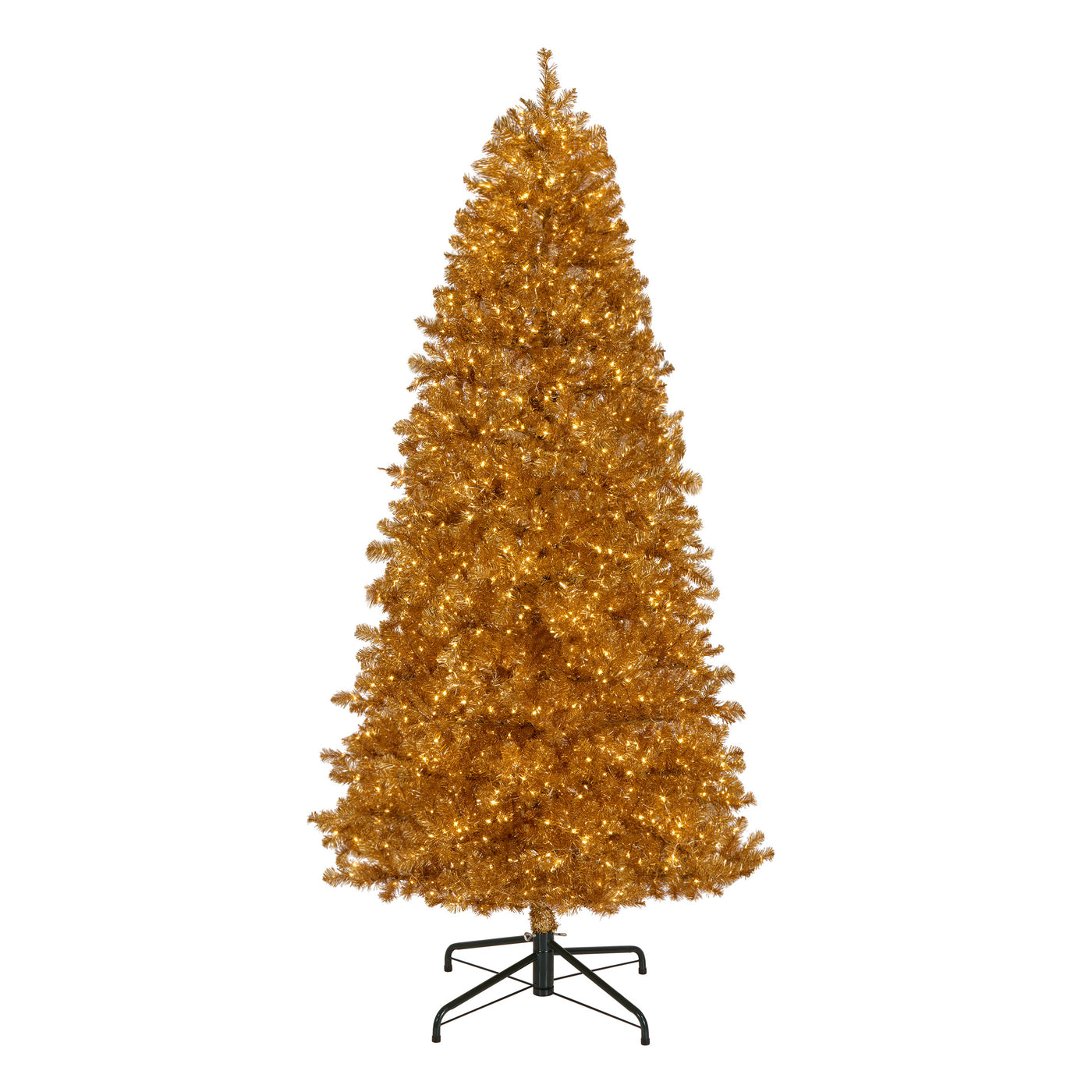 9 ft. Pre-Lit Christmas True Gold Metallic Tree - National Tree Company