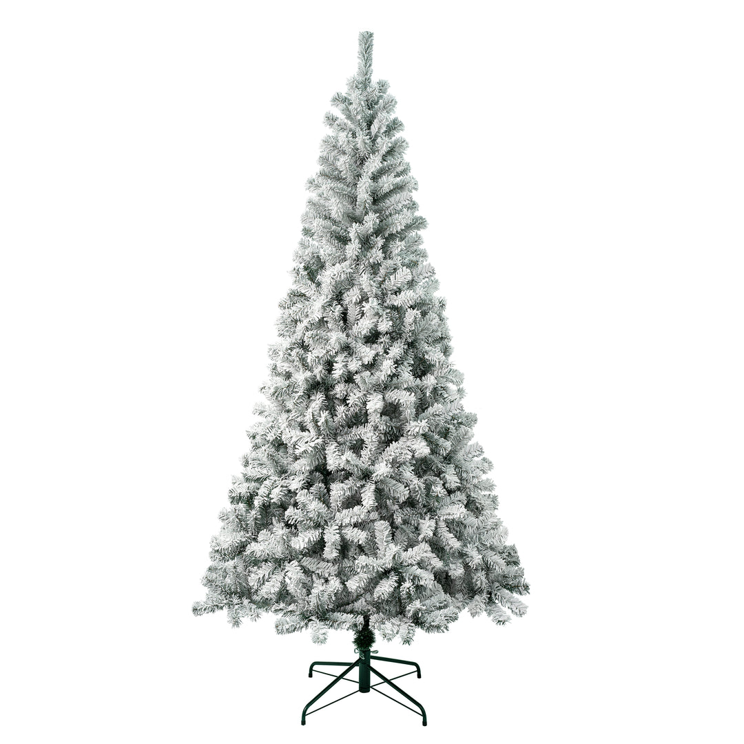 First Traditions 7.5 ft. Acacia Flocked Tree