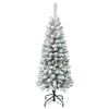 4.5 ft. Acacia Pencil Slim Flocked Tree - National Tree Company