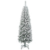 6 ft. Acacia Pencil Slim Flocked Tree - National Tree Company