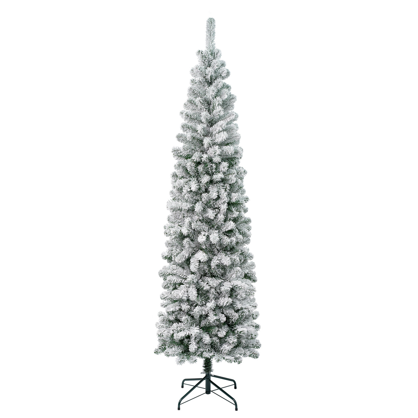 7.5 ft. Acacia Pencil Slim Flocked Tree - National Tree Company