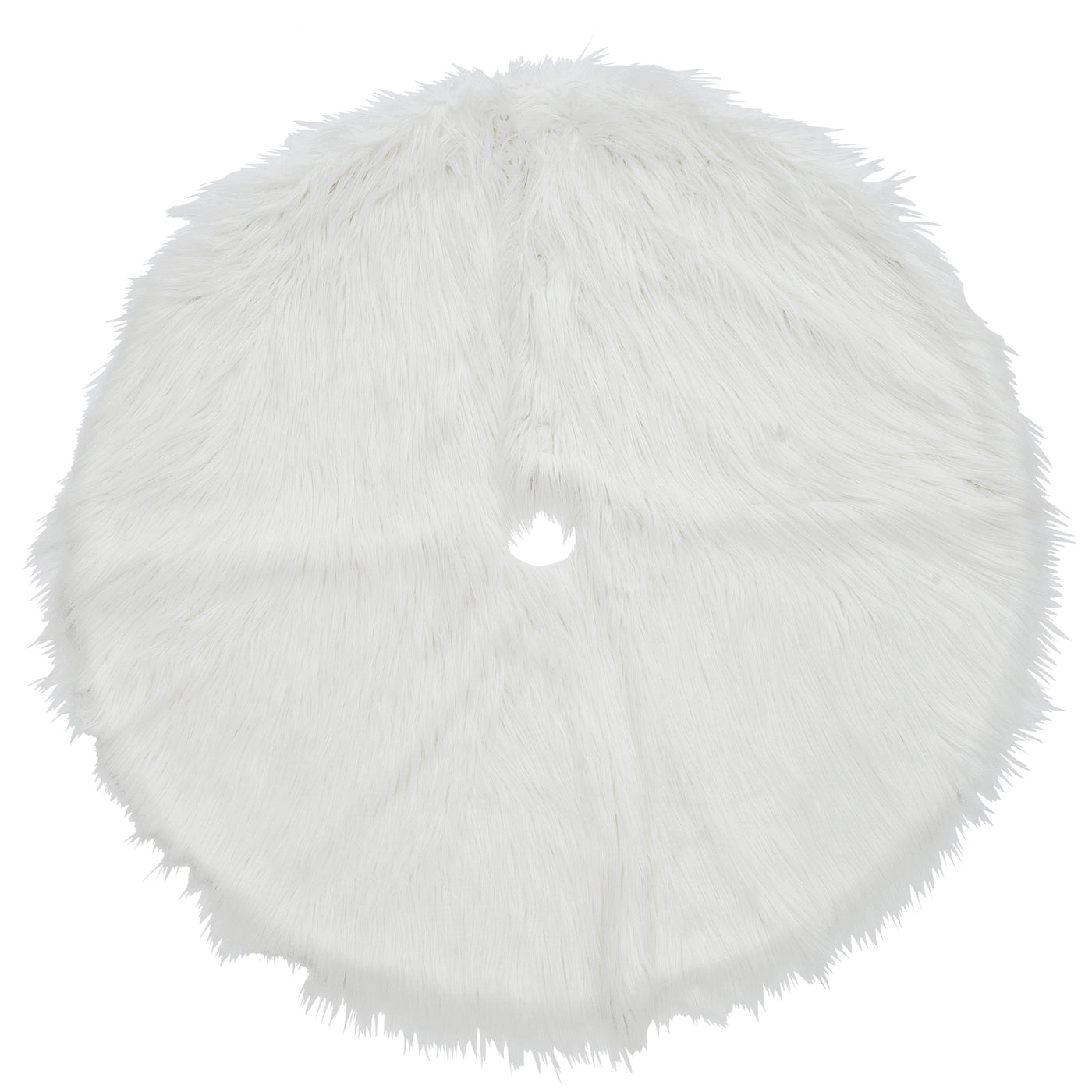 52" General Store Collection White High Pile Tree Skirt - National Tree Company