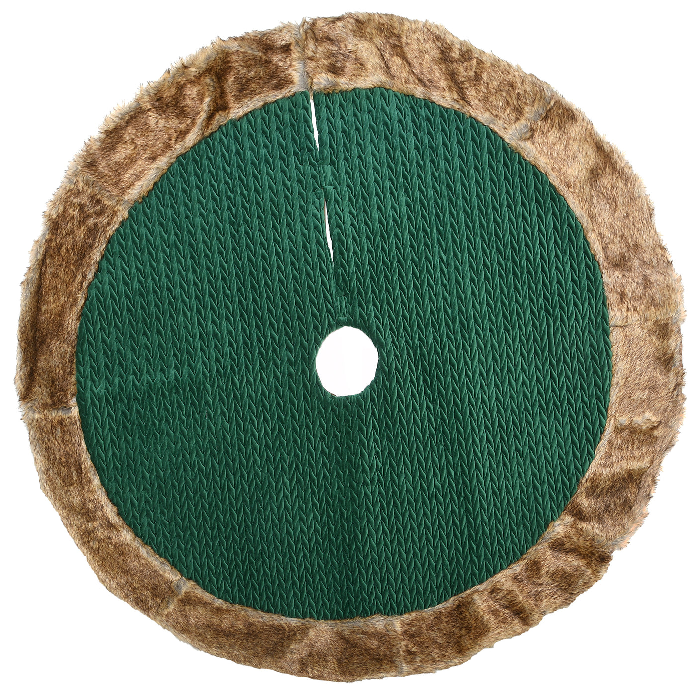 52 in. Rural Homestead Collection Quilted Tree Skirt - National Tree Company