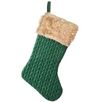 19" Rural Homestead Collection Quilted Stocking - National Tree Company