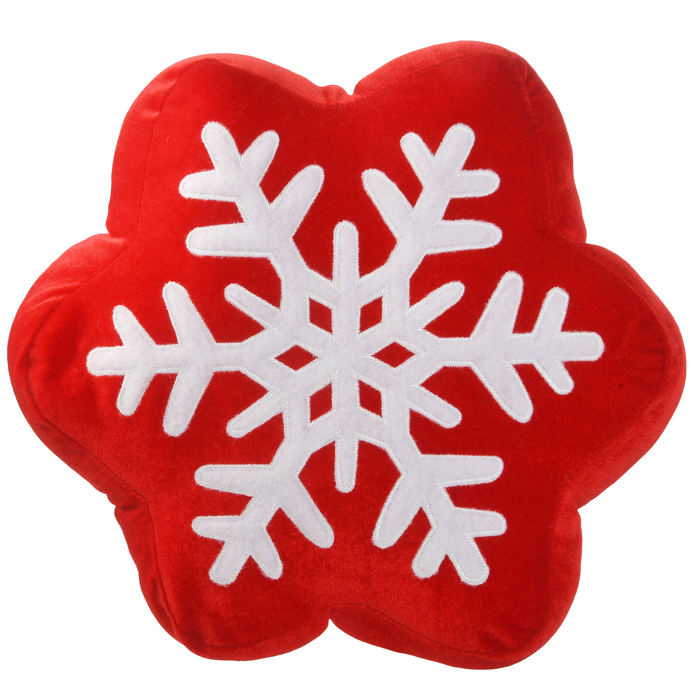 14 in. General Store Collection Snowflake Pillow - National Tree Company