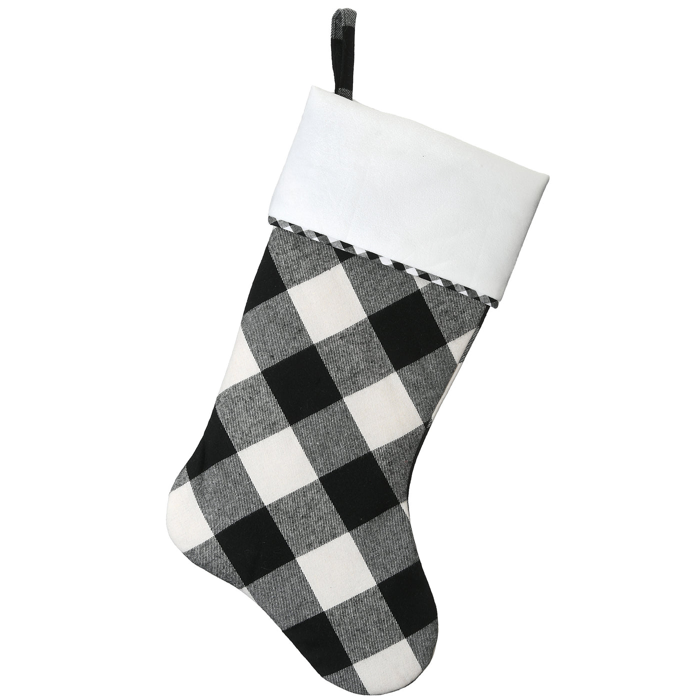 19 in. General Store Collection Plaid Stocking - National Tree Company