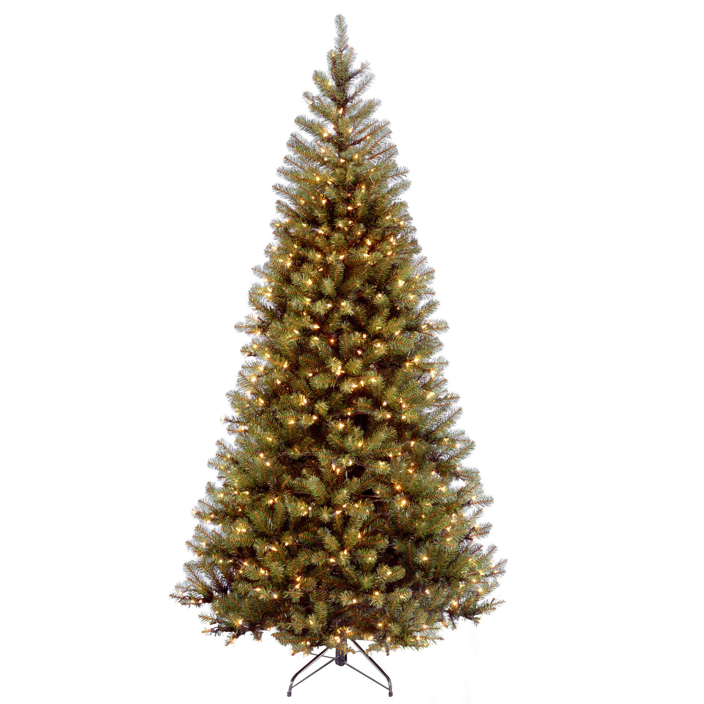 6 ft. Pre-Lit Aspen Spruce Slim Tree with Clear Lights - National Tree Company