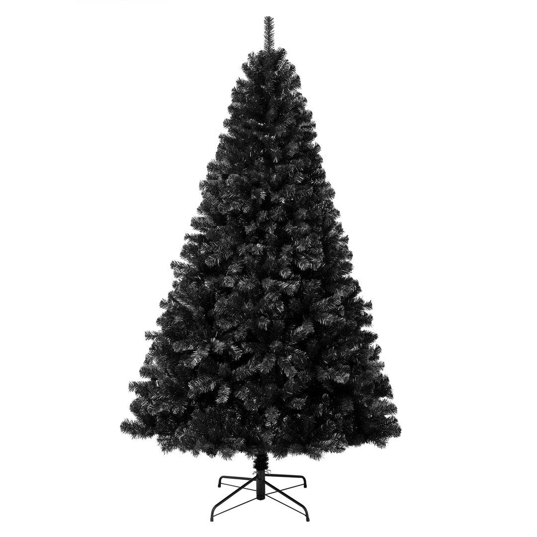 First Traditions Color Pop Christmas Tree, Black 7.5 ft