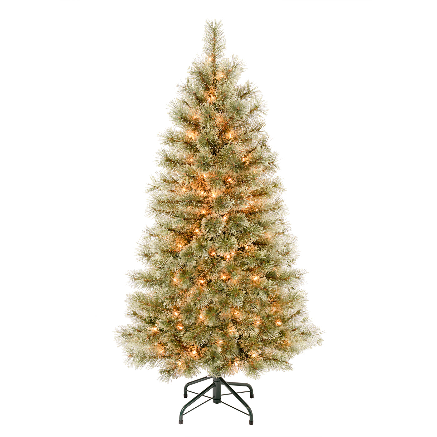 4.5 ft. Pre-Lit Arcadia Pine Cashmere Tree with Clear Lights - National Tree Company