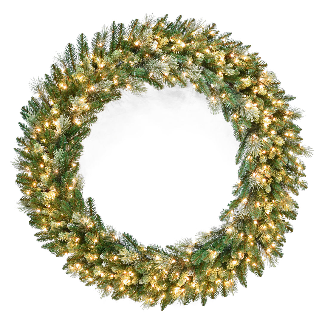 Artificial Christmas Wreath, Green, Carolina Pine, Christmas Collection, 60 Inches