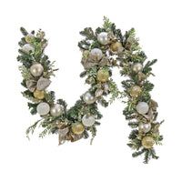 9 ft. Pre-Lit Yuletide Glam Garland with LED Lights - National Tree Company