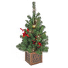 36 in. Christmas Vienna Waltz Decorated Tree with Warm White LED Lights - National Tree Company