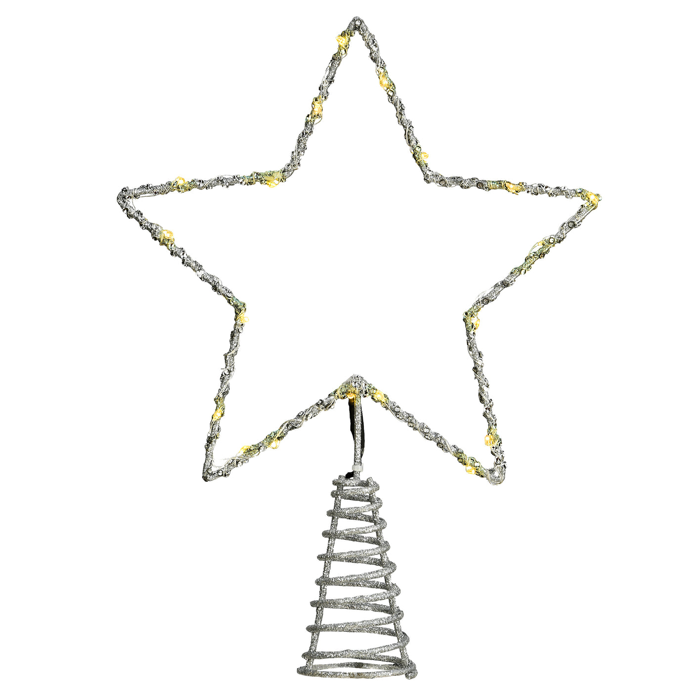 13.5 in. Open Star Tree Top for Artificial Trees with Dual Color Lights - National Tree Company