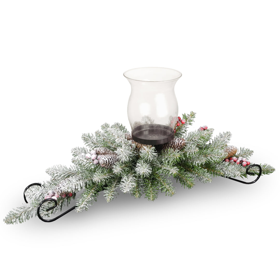 30 in Dunhill(R) Fir Centerpiece and Candle Holder