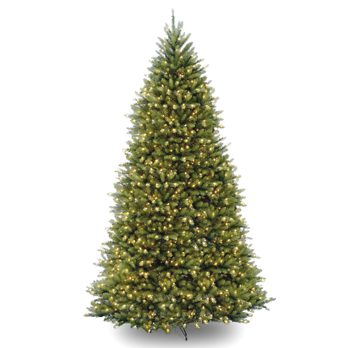 12 ft. Pre-Lit Dunhill Fir Tree with PowerConnect Dual Color LED Lights - National Tree Company