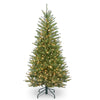 4.5 ft. Pre-Lit Dunhill Fir Slim Tree with Clear Lights - National Tree Company