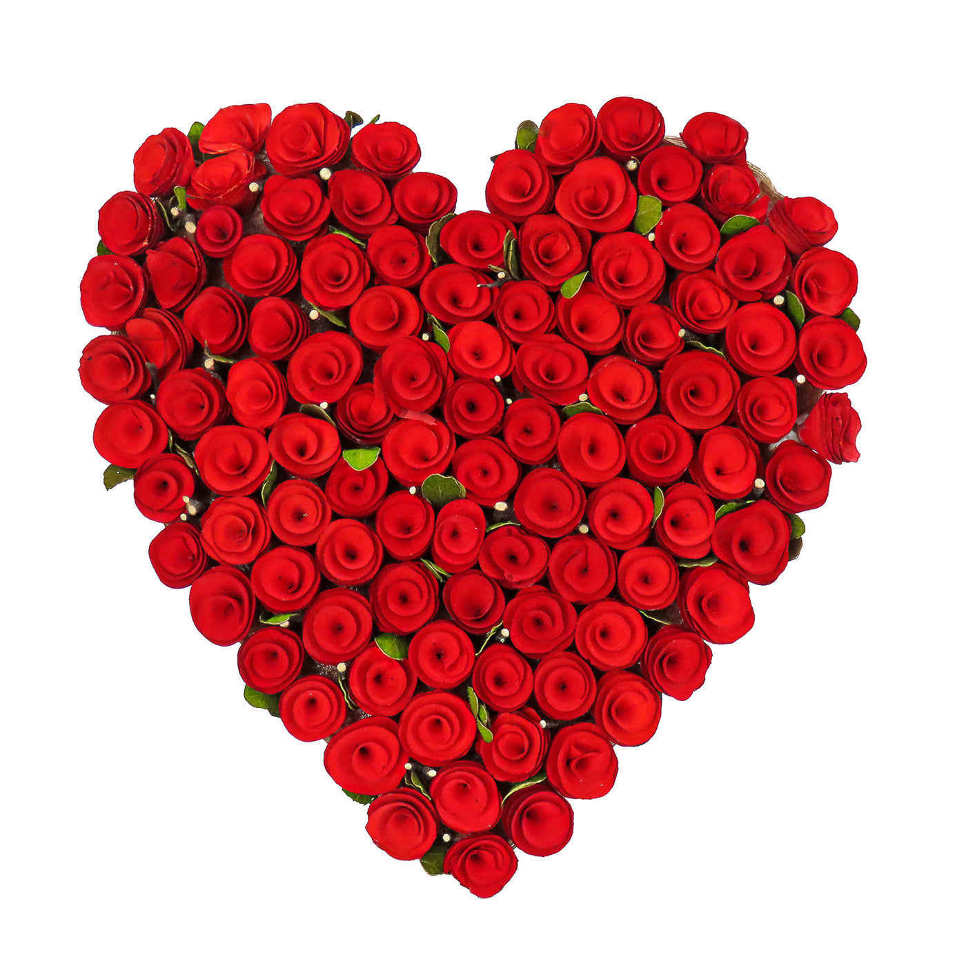 17 in. Valentine's Red Roses Heart - National Tree Company