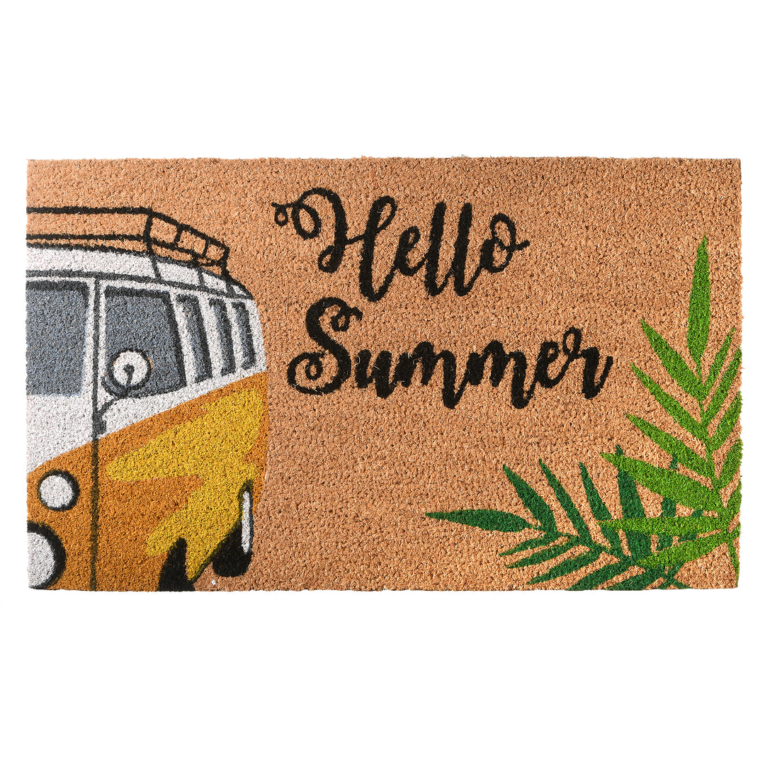 30" Hello Summer Coir Doormat