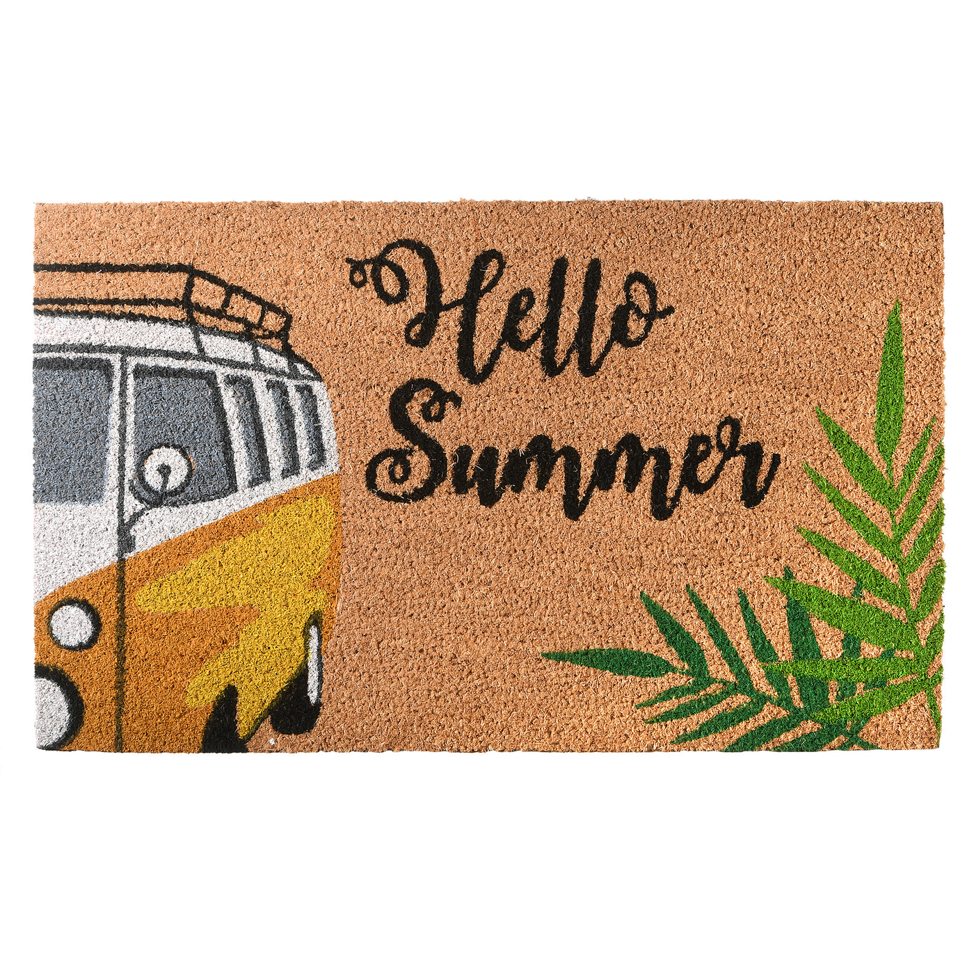 30" Hello Summer Coir Doormat - National Tree Company