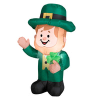 42" Inflatable Waving Leprechaun - National Tree Company