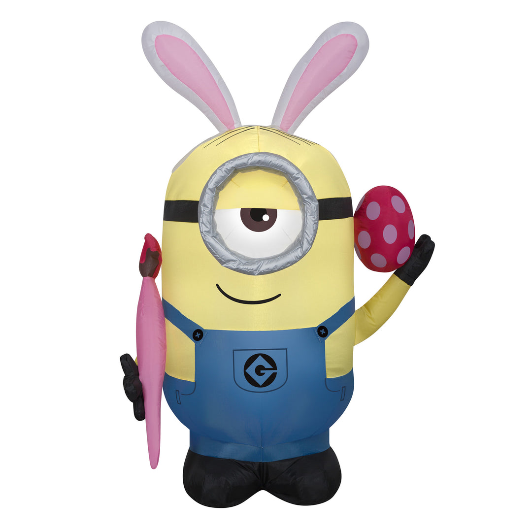 Inflatable Easter Despicable Me Minion Decoration, Self Inflating, Plug In, Easter Collection, 48 Inches