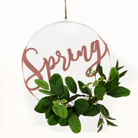 Artificial Hanging Wall Decoration, Spring, Spring Collection, 23 Inches - National Tree Company