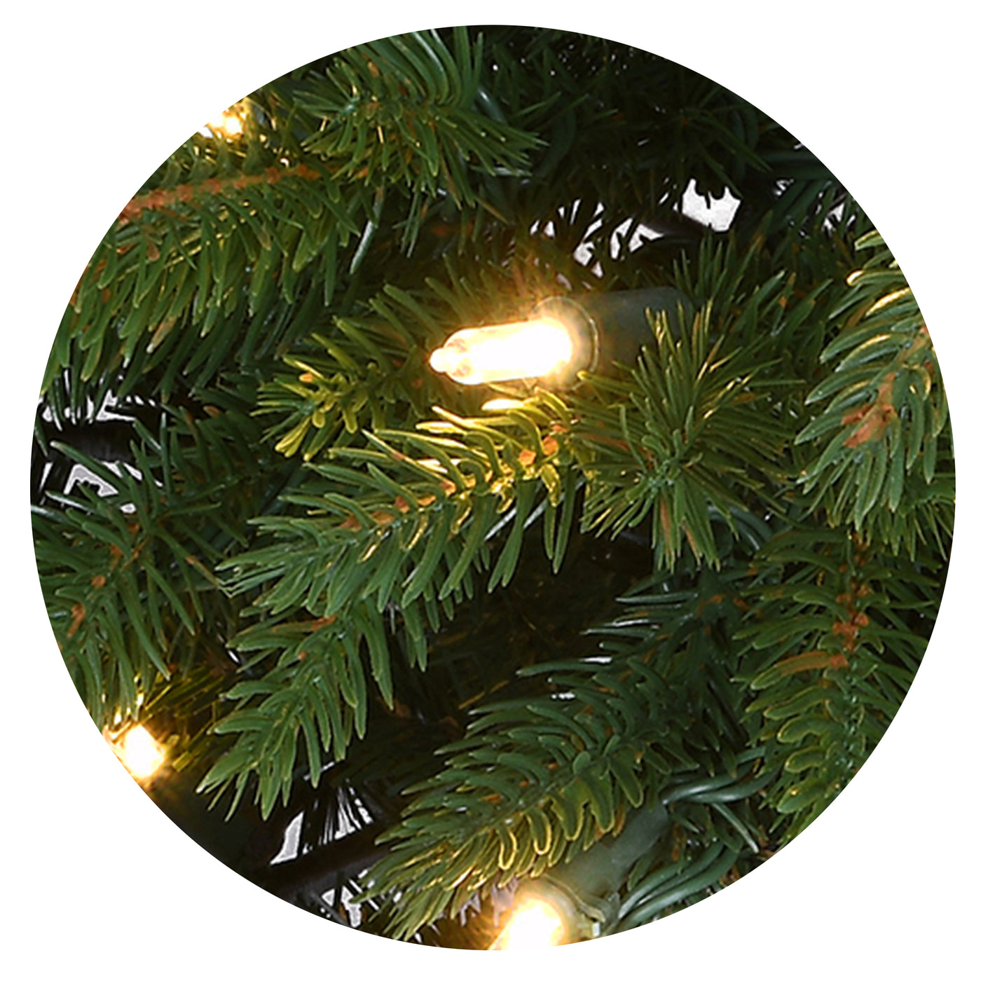 7.5 ft. Pre-Lit Huron Spruce Tree with Dual Color LED Lights - National Tree Company