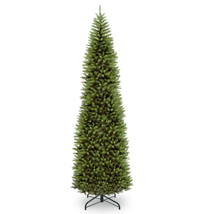 Artificial Slim Christmas Tree, Green, Kingswood Fir, Includes Stand, 16 Feet