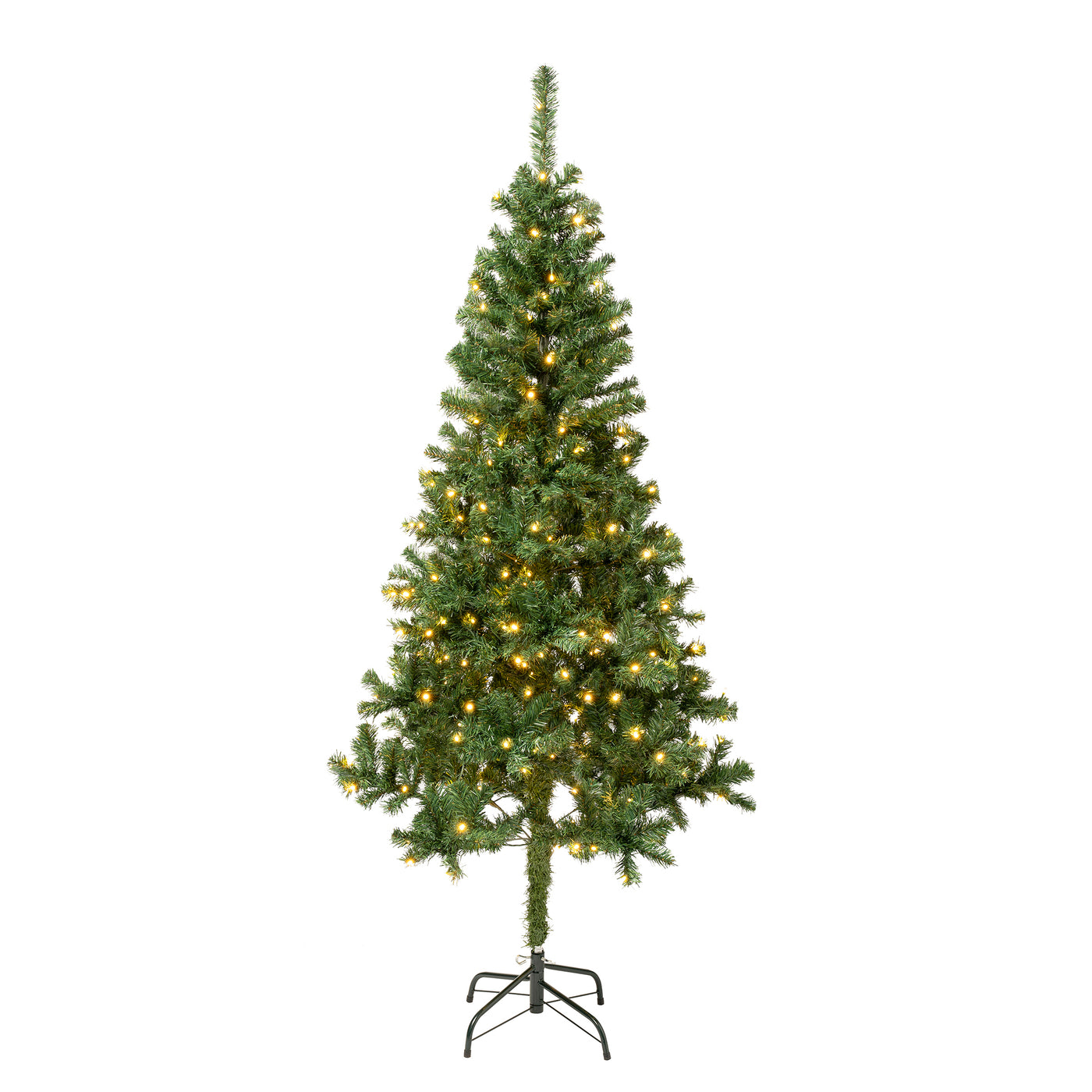 6 ft. Pre-Lit Linden Spruce Tree with Warm White LED Lights - National Tree Company