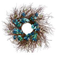 24" Spring Blueberry Wreath - National Tree Company