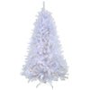 6.5 ft. Pre-Lit Millville White Tree with PowerConnect Dual Color LED Lights, Plug-In - National Tree Company