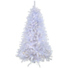 9 ft. Pre-Lit Millville White Tree with PowerConnect Warm White LED Lights, Plug-In - National Tree Company