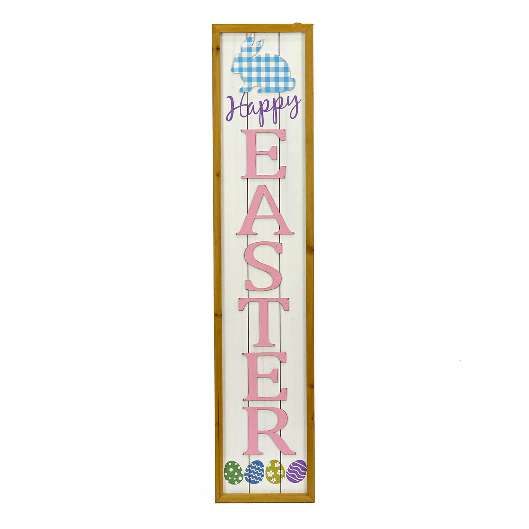 Pink Easter Sign Porch Decoration, Easter Collection, 43 Inches