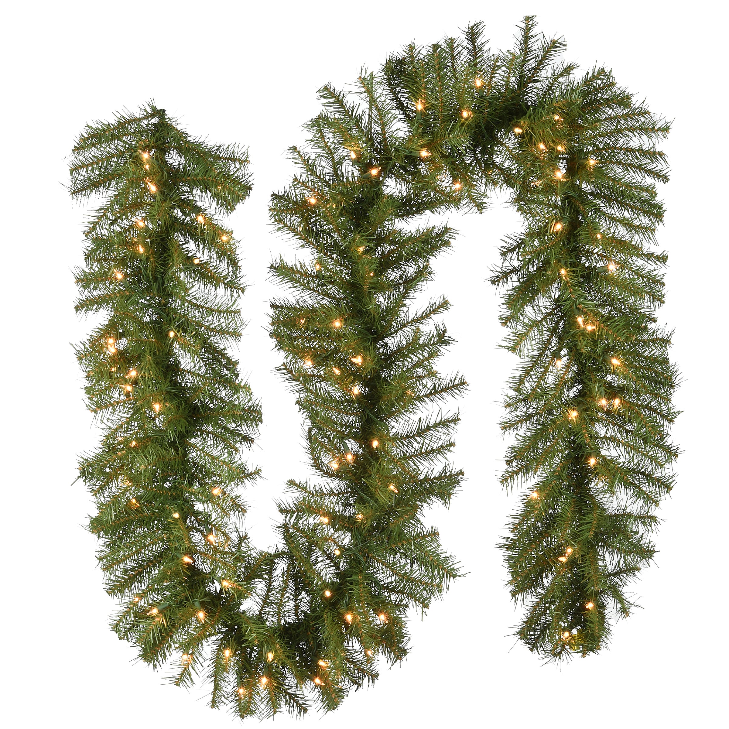 9' Norwood Fir Garland with Clear LED Lights on sale National Tree Co Christmas Decor