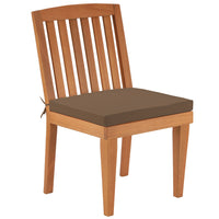 Eucalyptus Grandis Wood Dining Chair, Chocolate - National Tree Company