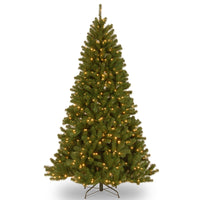 9 ft. Pre-Lit North Valley Spruce Tree with  PowerConnect Dual Color LED Lights - National Tree Company