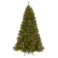 7.5 ft. Pre-Lit North Valley Spruce Tree with PowerConnect Light Parade LED Lights - National Tree Company