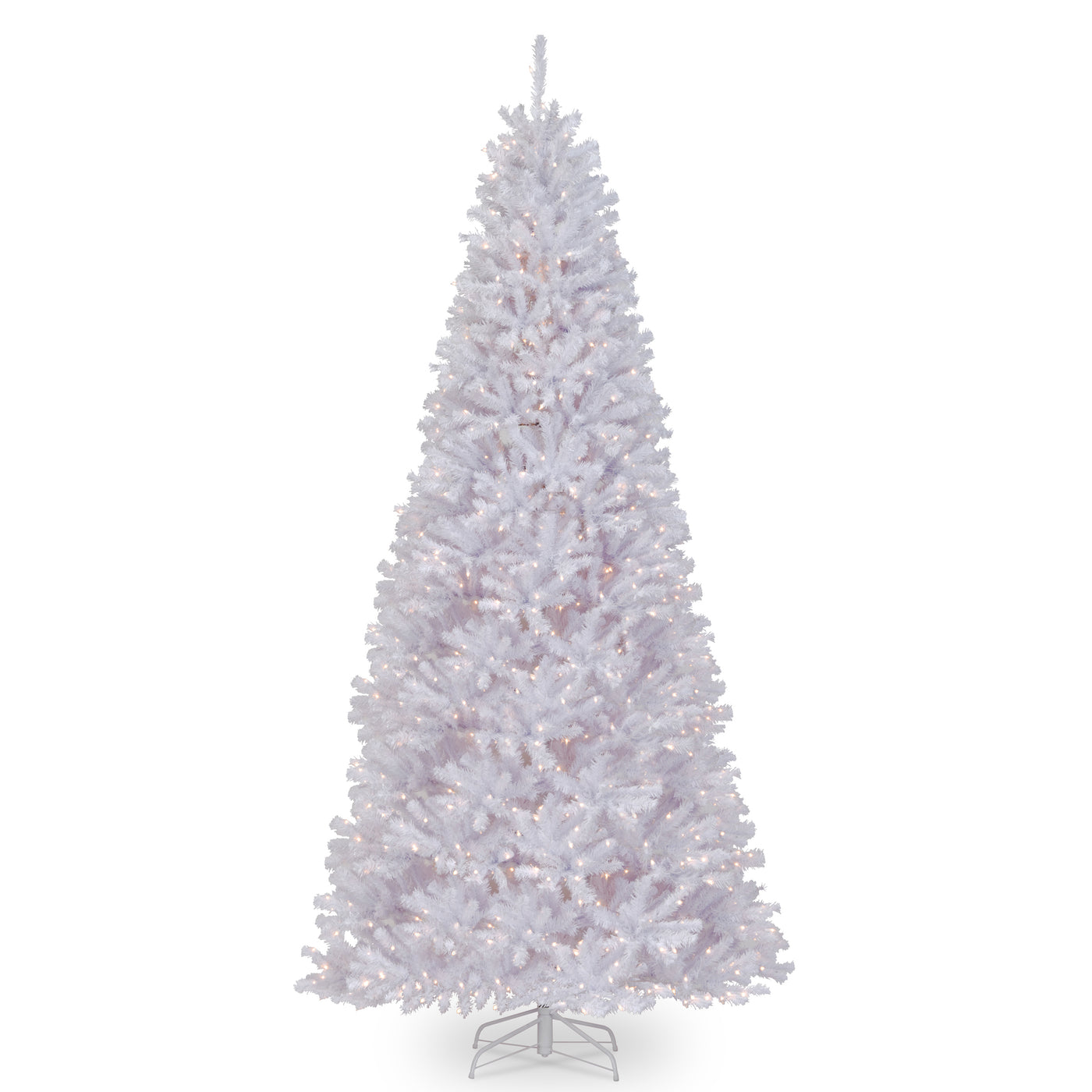 14ft. Pre-Lit North Valley White Spruce Tree with Clear Lights - National Tree Company