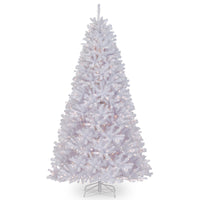 9 ft. Pre-Lit North Valley Spruce White Tree with Clear Lights - National Tree Company