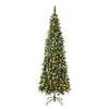 7.5 ft. Pre-Lit Oakley Hills Slim Tree with LED Lights, Plug-In - National Tree Company