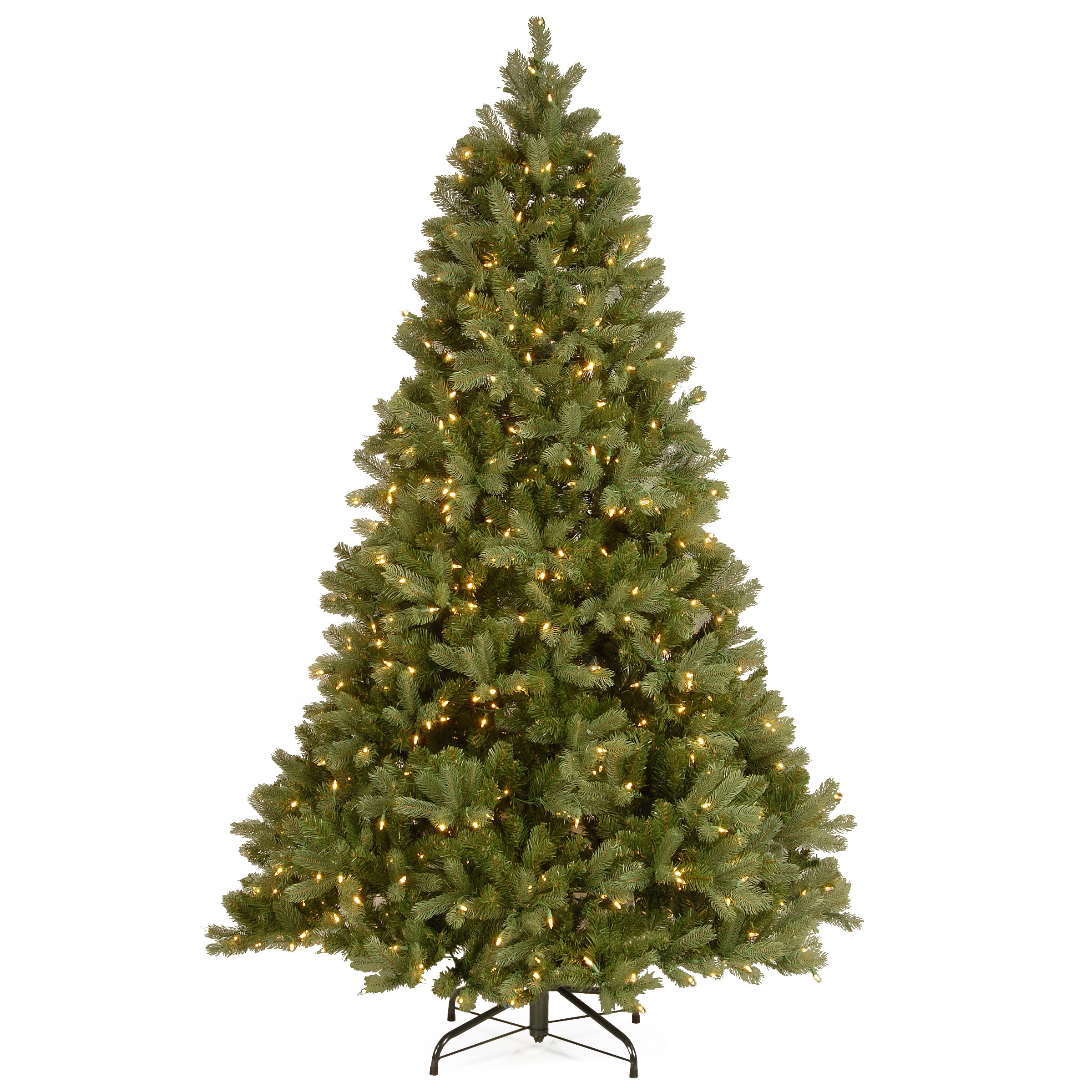 FORCLOVER 7.5-ft Black Artificial Christmas Tree | HYFW-TR825