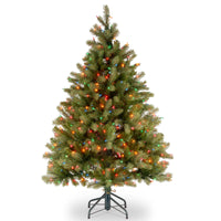 4.5 ft. Pre-Lit Downswept Douglas Fir Tree with Multicolor Lights - National Tree Company